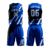 Sublimated basketball jersey and shorts