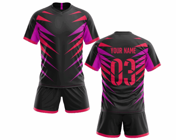 Custom rugby jersey with shorts