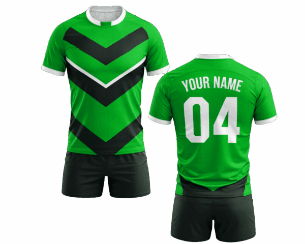 Custom rugby sportswear with shorts