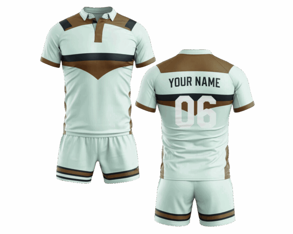 Rugby jersey and shorts