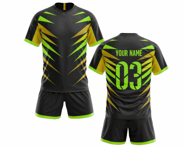 Custom rugby jersey with shorts