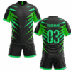 Custom rugby jersey with shorts