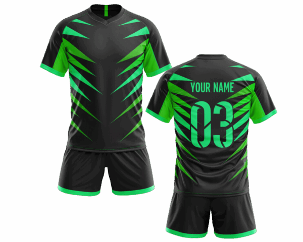 Custom rugby jersey with shorts