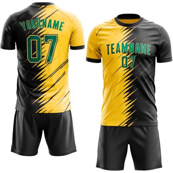 Youth soccer uniform and shorts