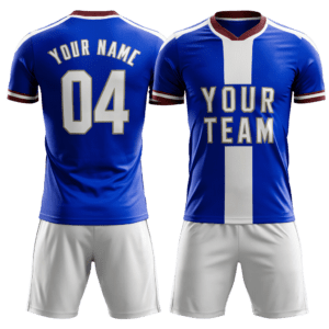 Custom soccer jersey with shorts