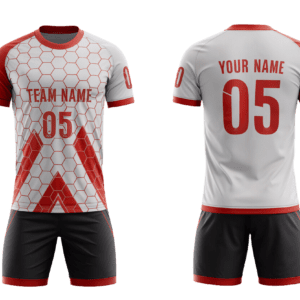 Custom soccer shirt with shorts