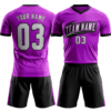 Custom soccer jersey and shorts