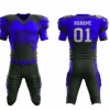 Custom American football jersey with shorts
