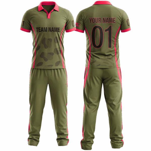 Custom sublimated cricket jersey set