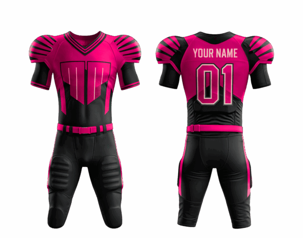 Custom American football uniforms with shorts