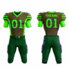 American football uniform and shorts