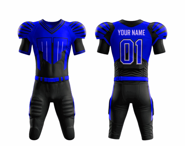 Custom American football uniforms with shorts