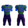 American football uniform and shorts