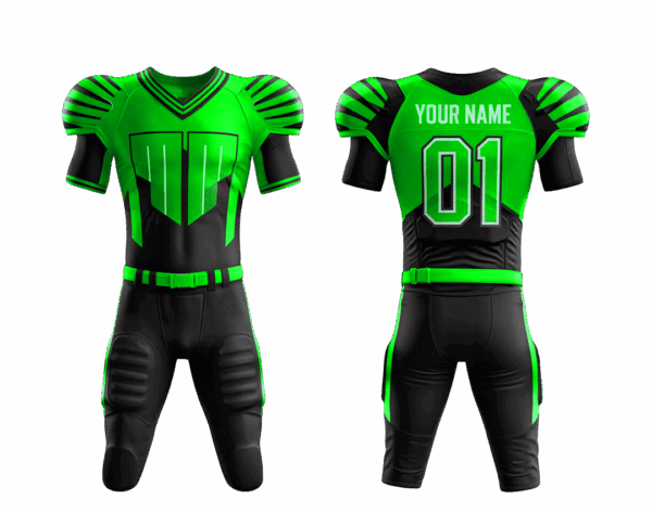 Custom American football uniforms with shorts