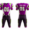 American football uniform with shorts