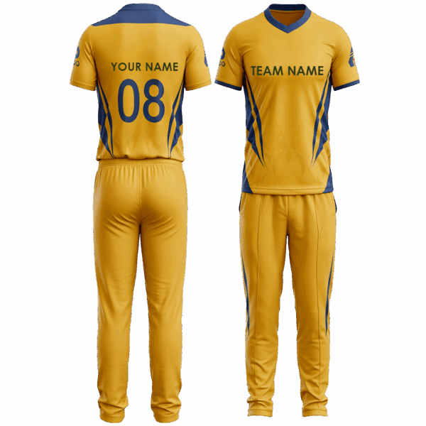 Cricket jersey with customized shorts