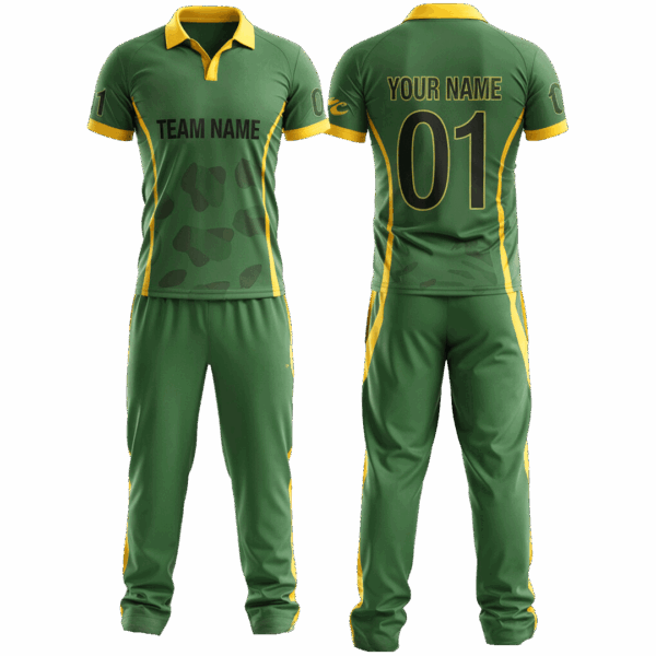 Custom sublimated cricket jersey set