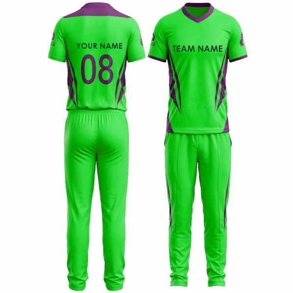 Cricket jersey with customized shorts