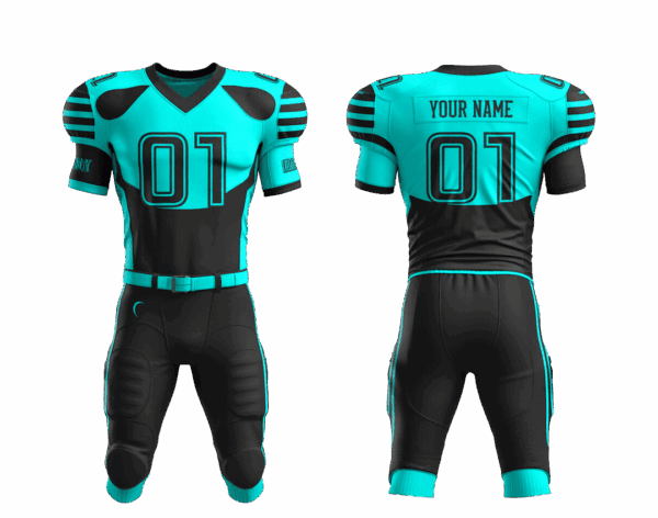 American youth football new jersey and shorts