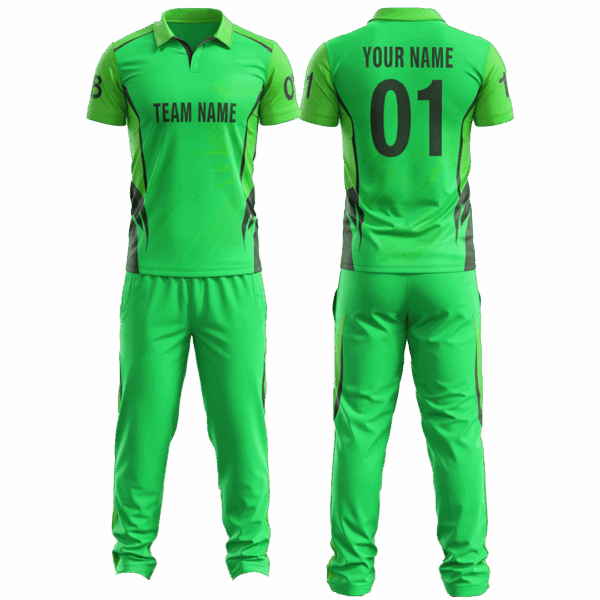Custom cricket jersey and shorts