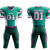 American football jersey and shorts