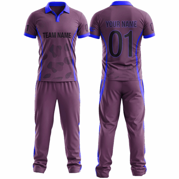 Custom sublimated cricket jersey set