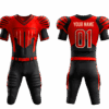 Custom American football uniforms with shorts