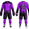 Ice hockey team jersey and shorts