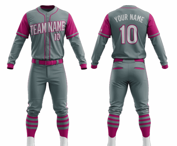 Custom baseball jersey and pants