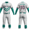 Custom sublimated baseball jersey set