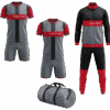 Custom soccer team deal with bag, track suit, and soccer uniforms