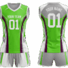 Custom volleyball jersey with shorts