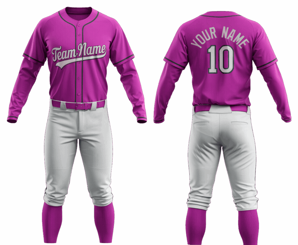 High-quality baseball jersey and pants