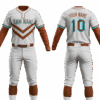 Custom sublimated baseball jersey set