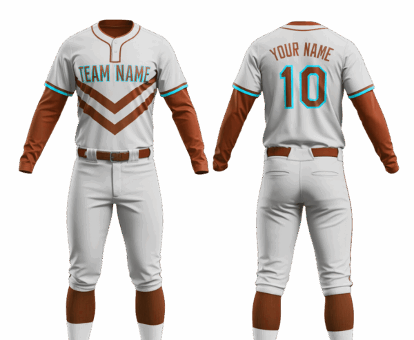 Custom sublimated baseball jersey set