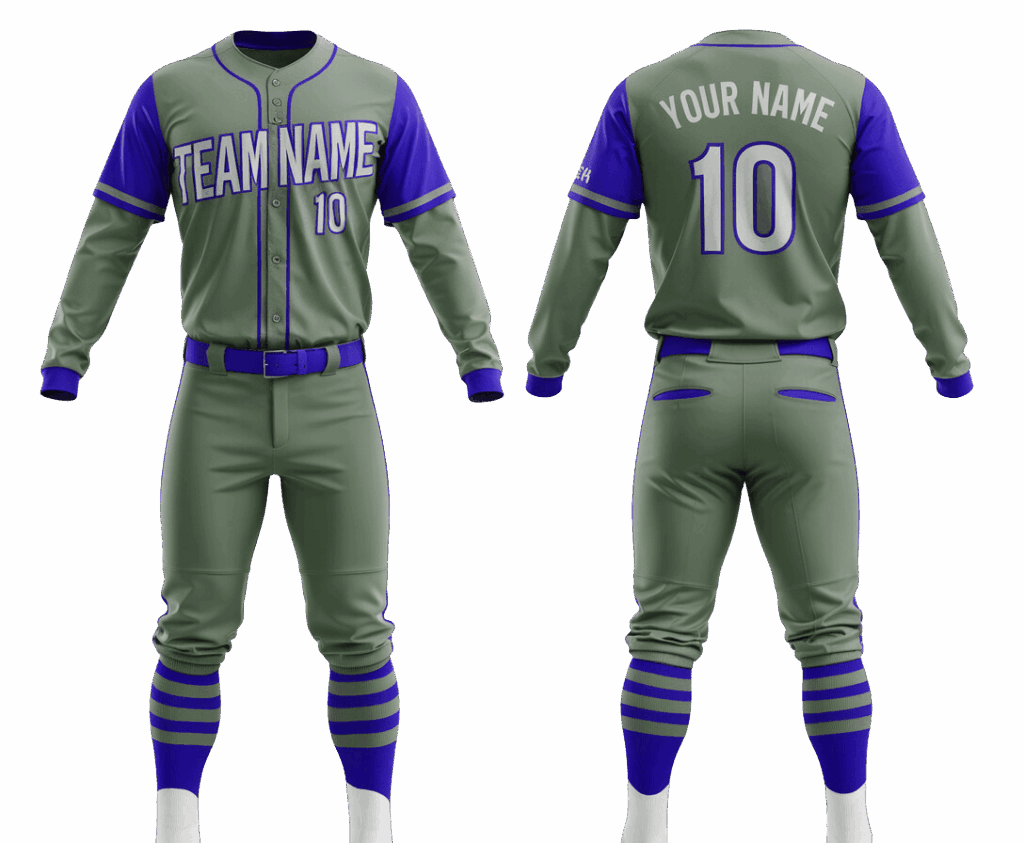 Custom baseball jersey and pants