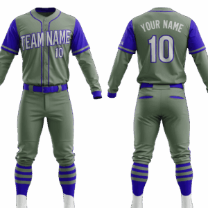 Custom baseball jersey and pants