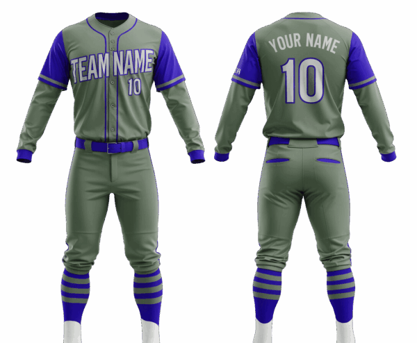 Custom baseball jersey and pants