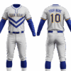Custom sublimated baseball jersey set