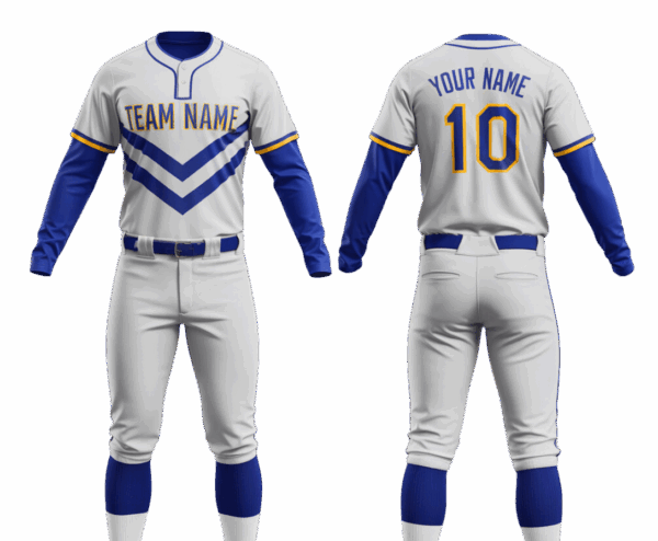 Custom sublimated baseball jersey set
