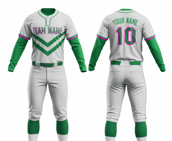 Custom sublimated baseball jersey set
