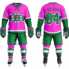 Custom ice hockey jersey and shorts