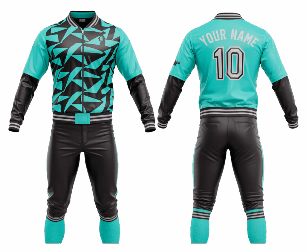 Baseball jersey with customized pants