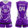 Custom volleyball jersey and shorts