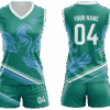 Professional volleyball uniform with shorts