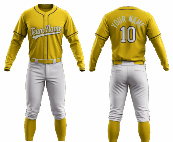 High-quality baseball jersey and pants