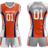 Custom volleyball jersey with shorts