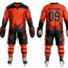 Ice hockey team jersey and shorts