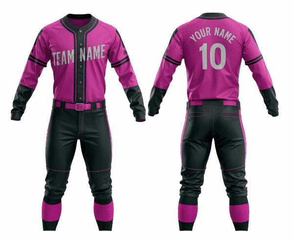 Durable custom baseball jersey and pants