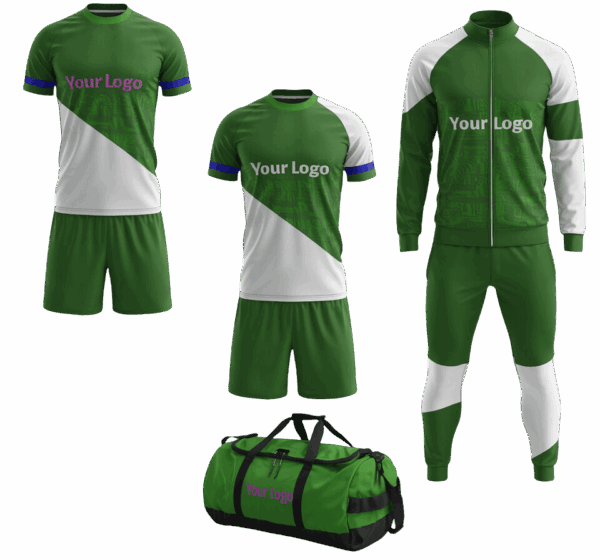 Custom soccer uniform deal, 2 uniforms included